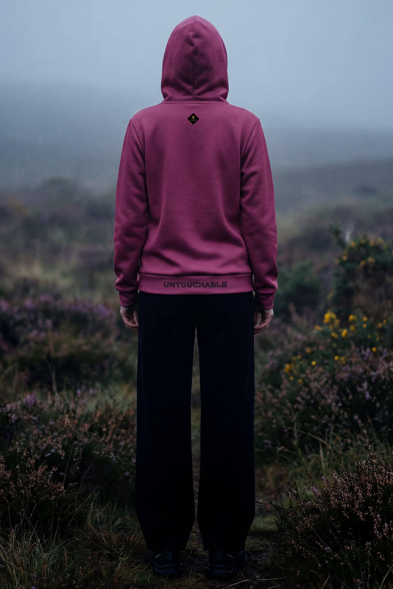 Zip Microfleece Hoodie - Punch