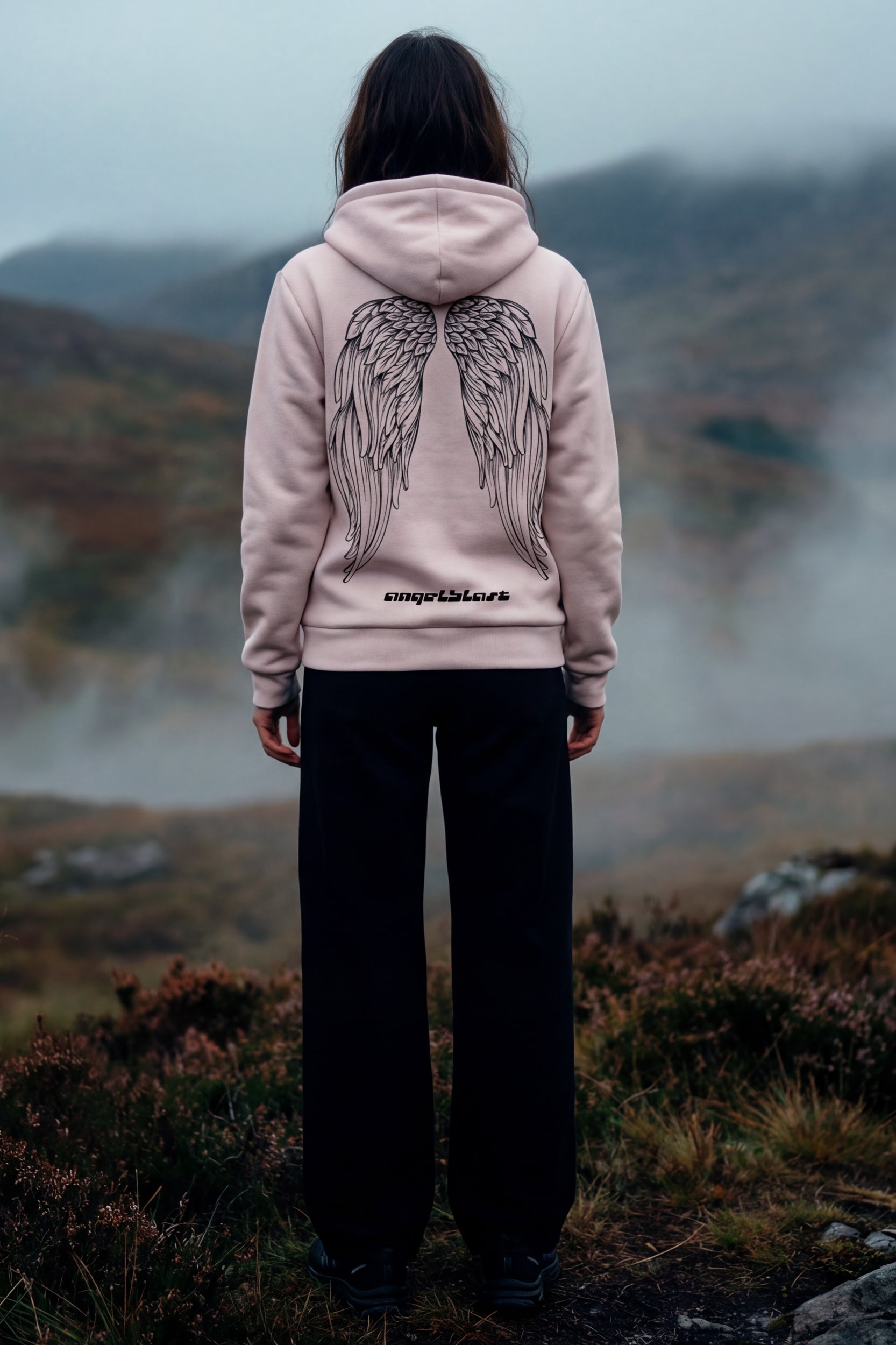 Zip Microfleece Hoodie - Rose