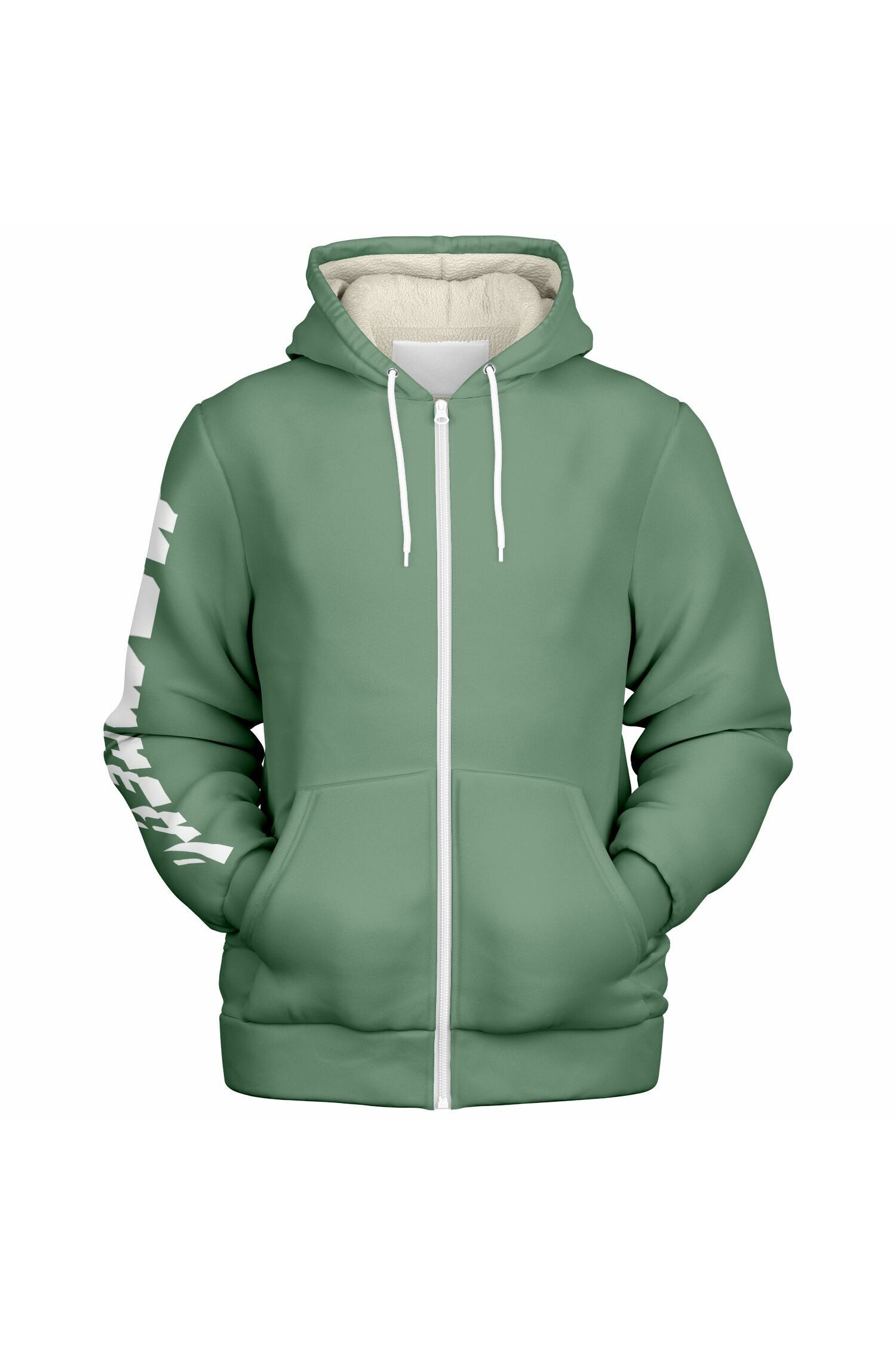Zip Microfleece Hoodie - Shale