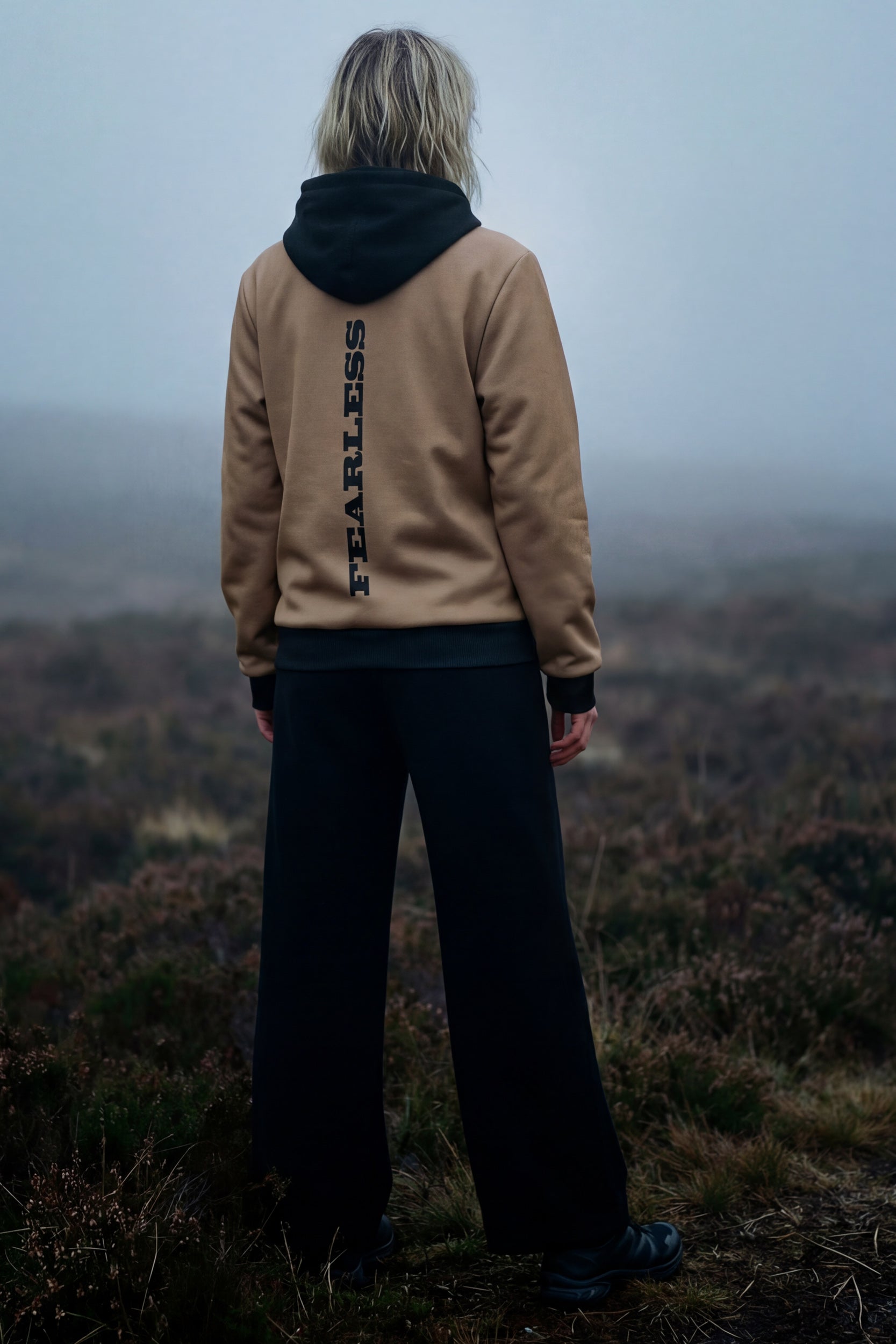 Zip Microfleece Hoodie - Toast